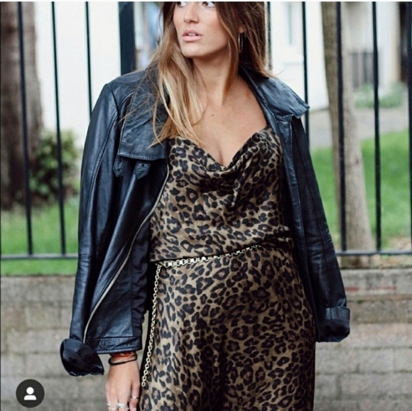 Zara Blogger Favorite Leopard Print Slip Dress - Picture 7 of 15